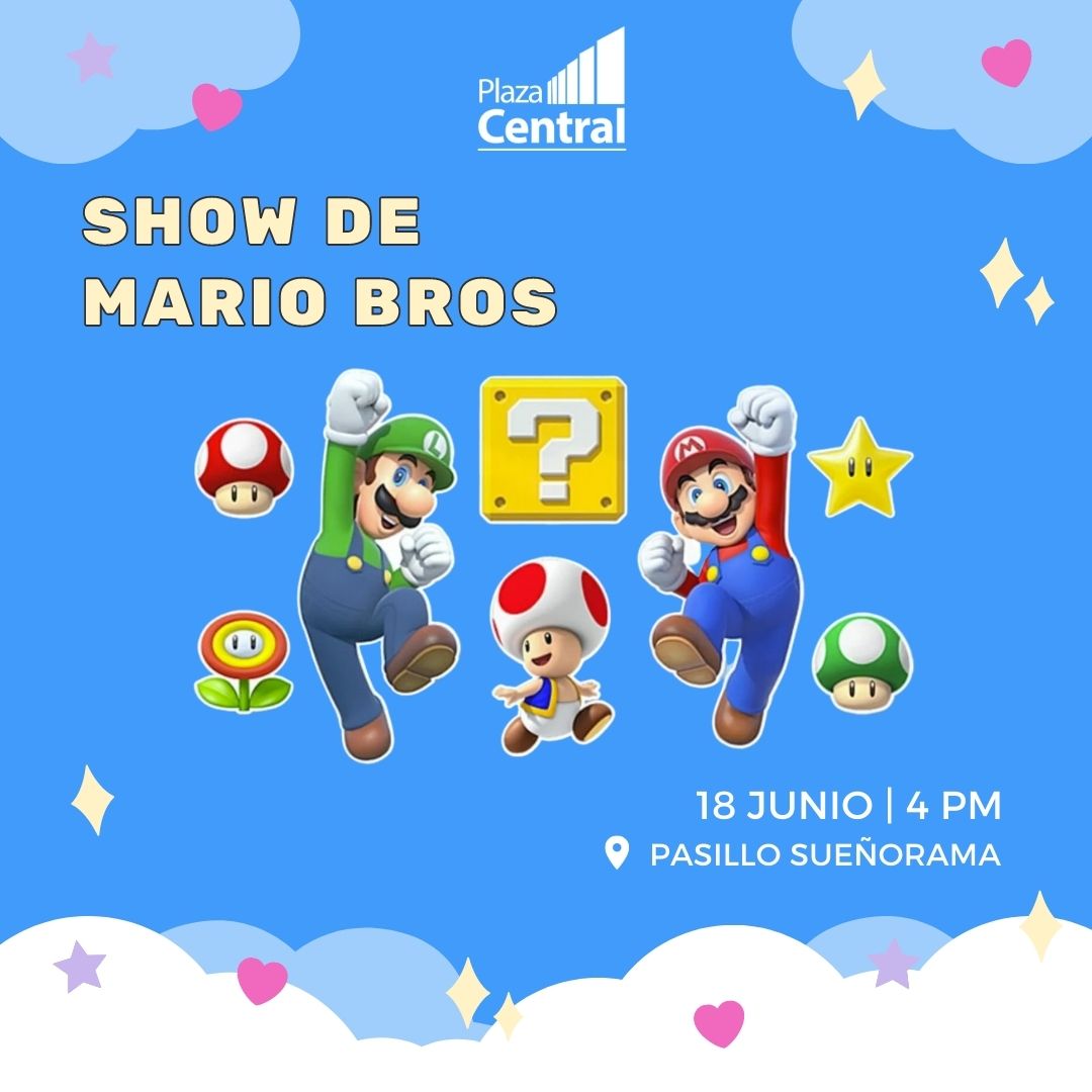 Las Plazas Outlet Lerma - Show de Mario Bros 