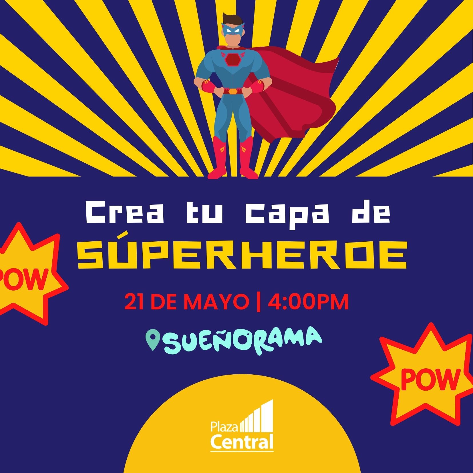 Las Plazas Outlet Lerma - Crea tu Capa de Superhéroe  